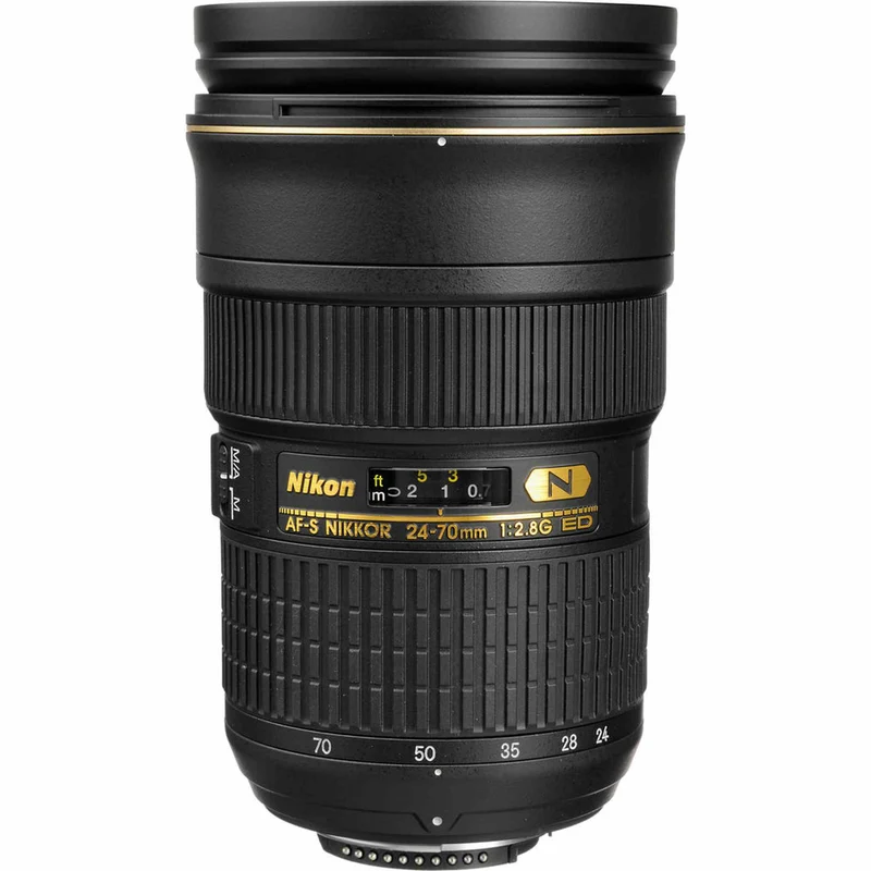 Nikon AF-S 24-70mm f/2.8G ED Zoom Lens (2164) Intl Model Bundle