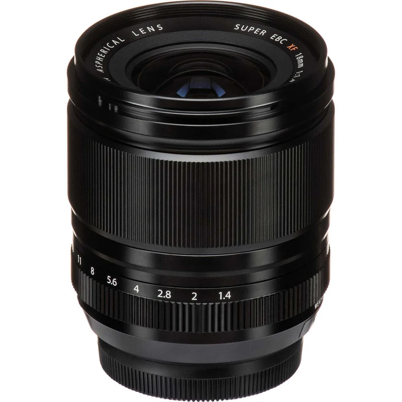 Fujifilm Fujinon XF 18mm f/1.4 R LM WR Prime Lens + 64GB SD Card Bundle