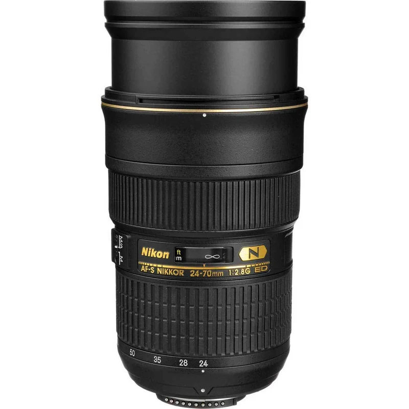 NIKON 24-70MM F/2.8G ED AF-S Lens + Deluxe Lens Cleaning Kit Bundle
