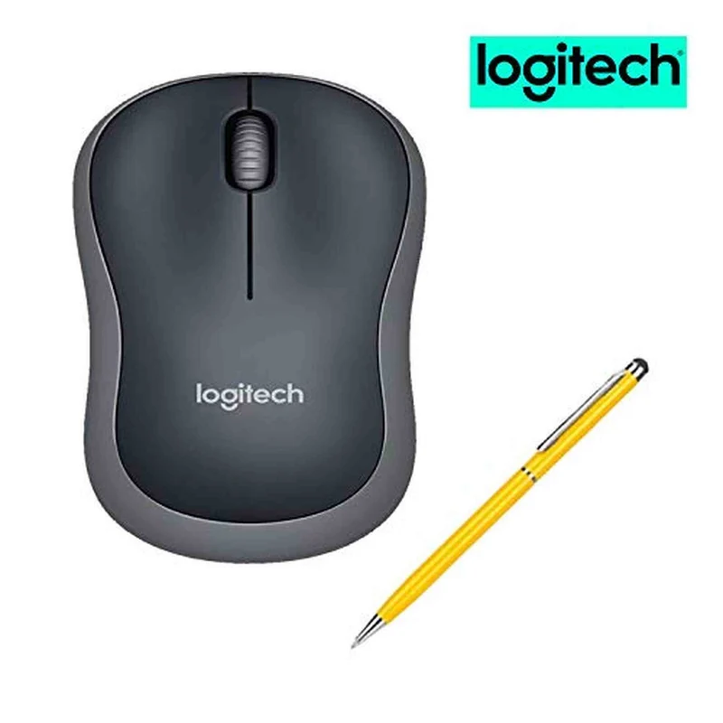 Logitech M185 Wireless Mouse for Computers Laptops Fast Scrolling Bundle (100-Pack)