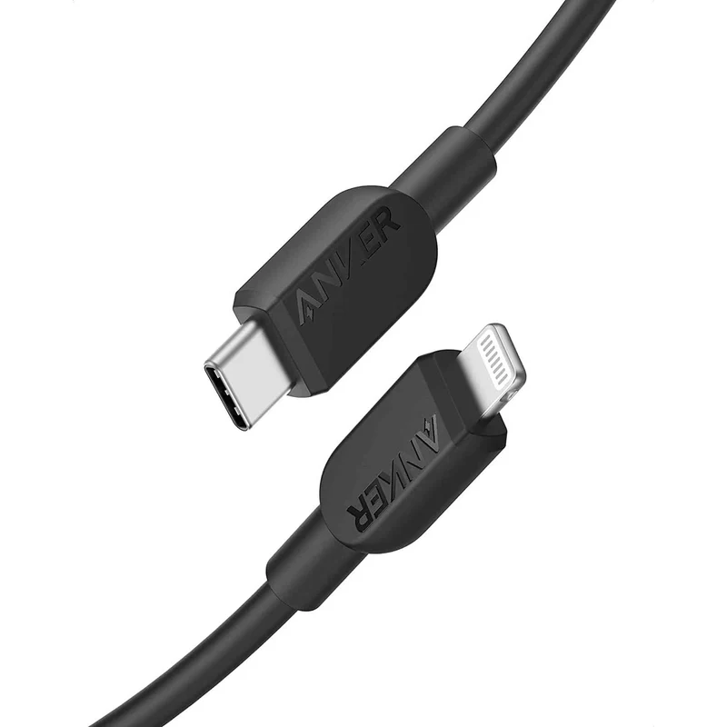 Anker USB C to Lightning Cable, 310 USB-C to Lightning Cable(Black, 3ft), MFi Certified, Fast Charging Cable for iPhone 14 Plus 14 14 Pro Max 13 13 Pro 12 11 X XS XR (Charger Not Included)