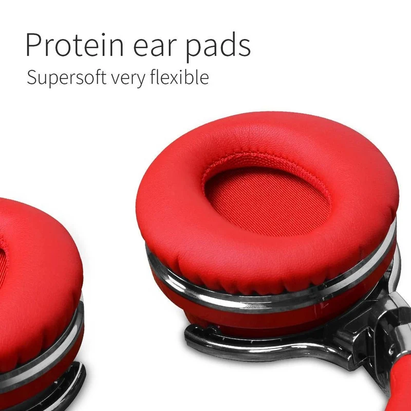 COWIN E7 Active Noise Cancelling Bluetooth Headphones - Red