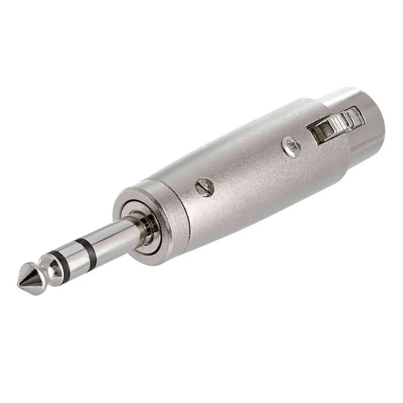 Cmple - 3P XLR Jack to 6.35mm Stereo Plug Adapter