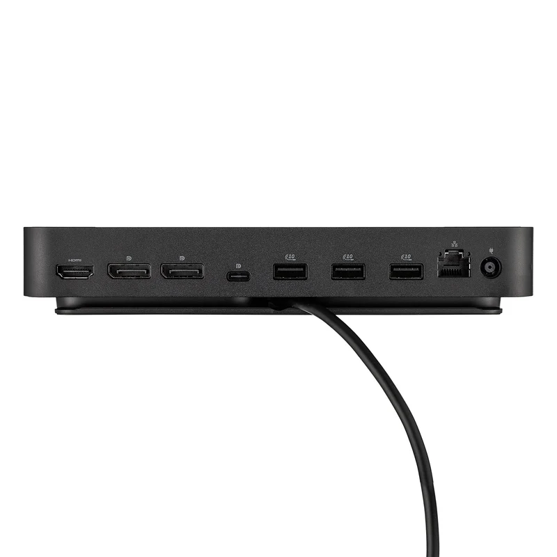 Dell Pro Dock WD25 - USB Type-C with DP Alt Mode Connector, DisplayPort/HDMI/USB 3.2 Gen2 Connectivity, Up to 100-Watt Power delivery - Black