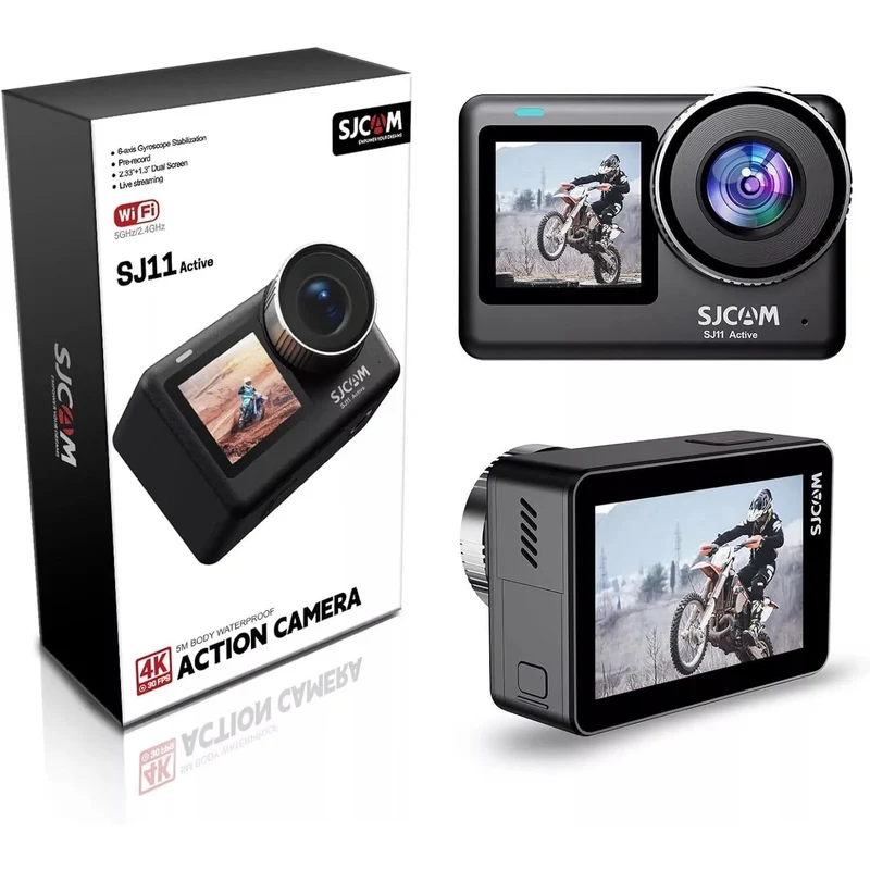 SJCAM C300 Action Camera 4K 30FPS 6-Axis Gyro Stabilization 30M Waterproof 1.3‚Ä≥ Touch Screen 154¬∞ Wide Angle 8X Digital Zoom