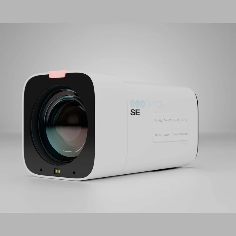 PTZOptics Studio SE Professional Camera, 1080p, NDI HX3, 12X/20X Zoom, HDMI, SDI, USB, IP Output (12X, White)