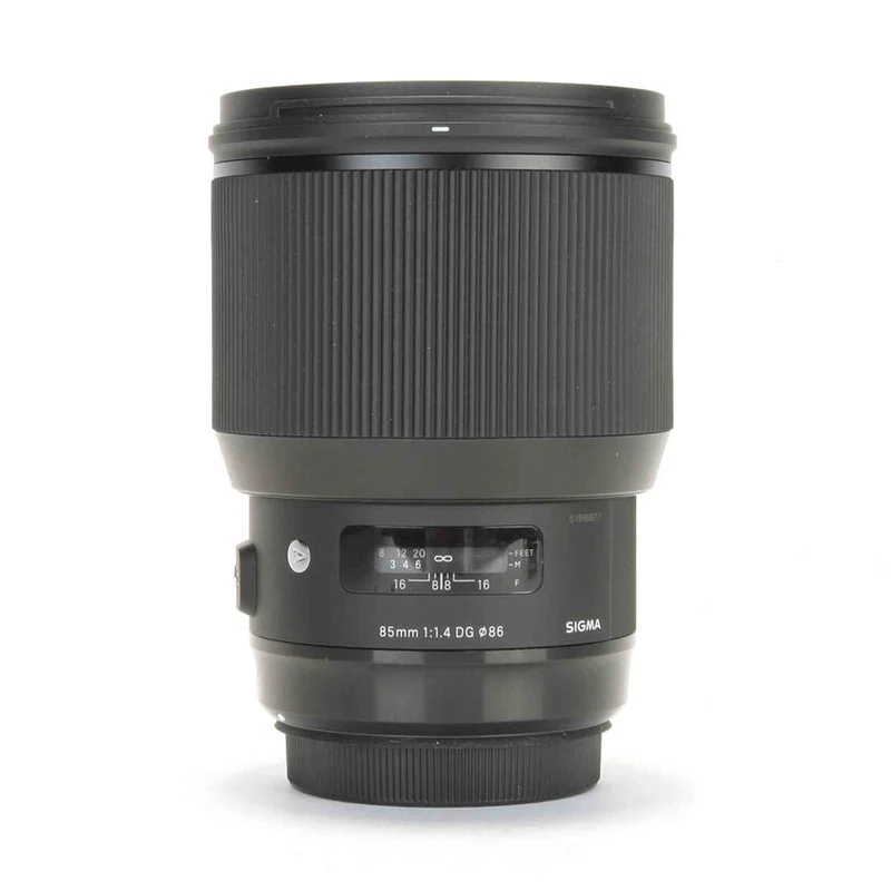 Sigma 85mm f/1.4 DG HSM Art Lens for Nikon F + 86mm UV Filter Bundle