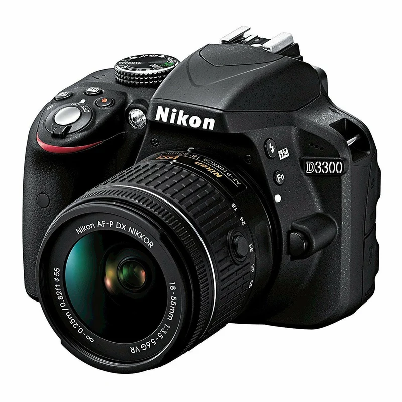 Nikon D3300 w/ AF-P DX 18-55mm VR Digital SLR ? Black