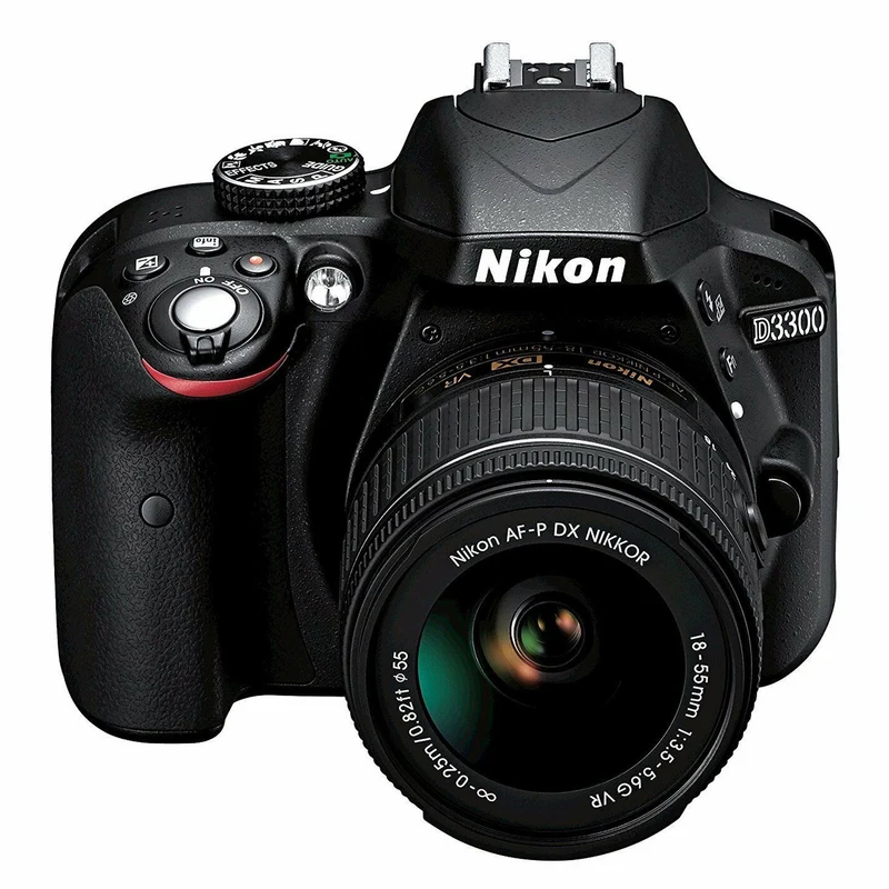 Nikon D3300 w/ AF-P DX 18-55mm VR Digital SLR ? Black
