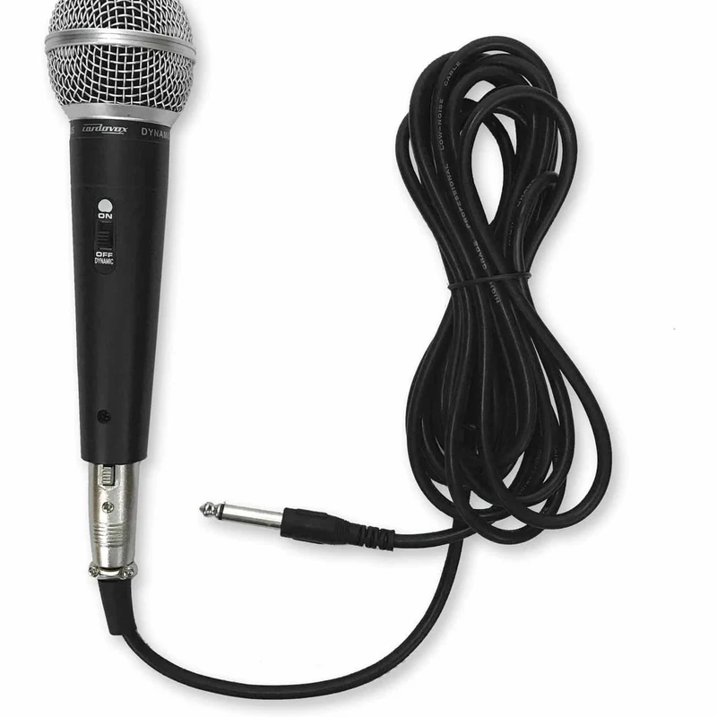 Dynamic Microphone Compatible With Interface. Set Comes With Cable & Case. Hyper Cardioid Mic With Tone Quality And On Off Switch
