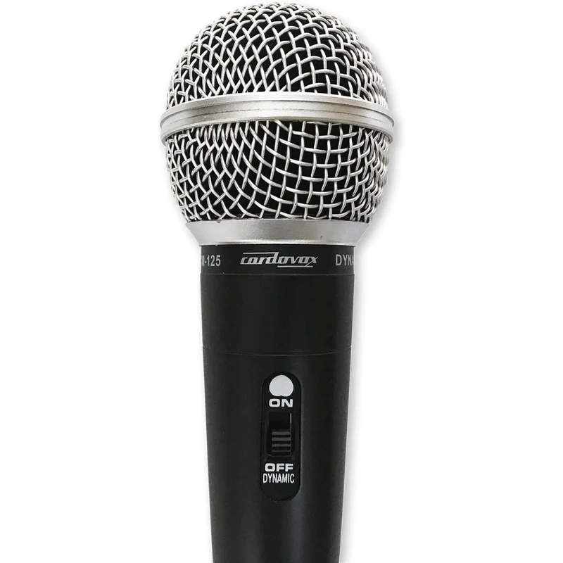 Dynamic Microphone Compatible With Interface. Set Comes With Cable & Case. Hyper Cardioid Mic With Tone Quality And On Off Switch