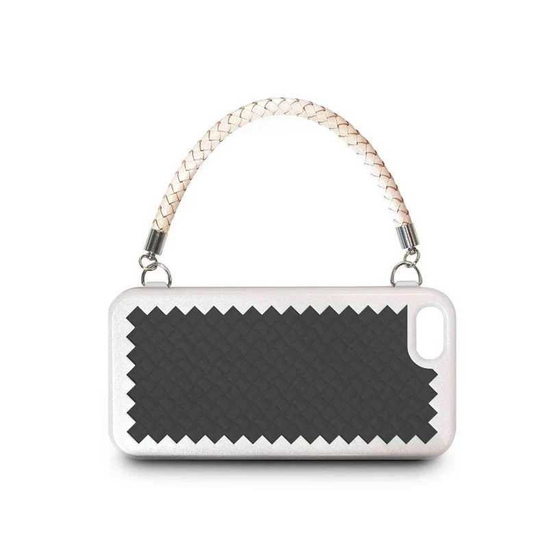 The Joy Factory New York Woven Handbag Case with Handle for for iPhone5/5S, CSD123- 1 Pack - Retail Packaging - Black