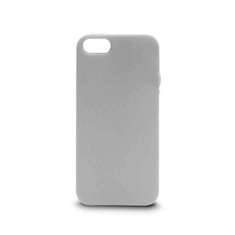 The Joy Factory Jugar Soft Silicone Case with Metal Frame for iPhone5/5S, CSD101 (Gray)