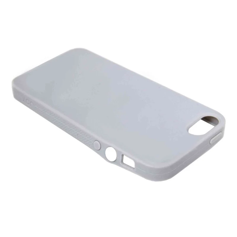 The Joy Factory Jugar Soft Silicone Case with Metal Frame for iPhone5/5S, CSD101 (Gray)