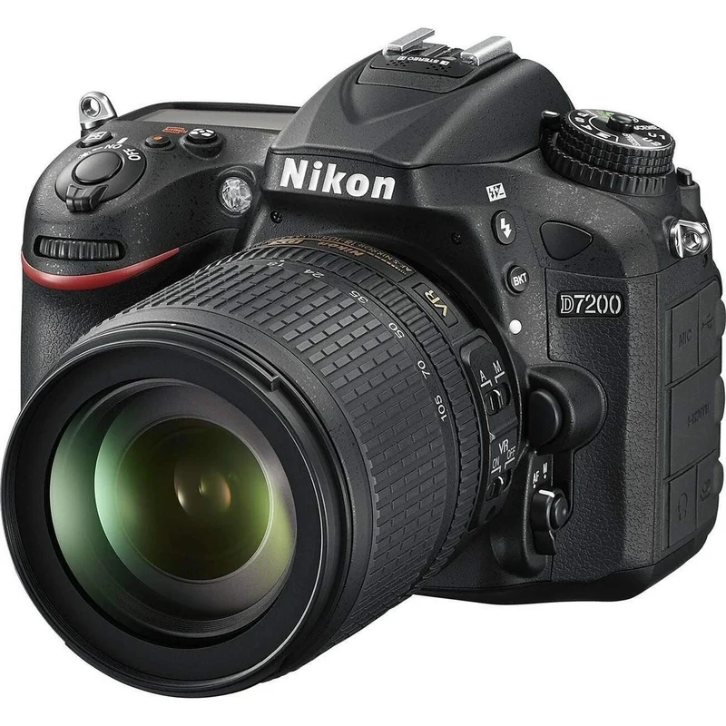 Nikon D7200 DSLR Camera w/18-105mm Lens & 16GB SDHC Card Bundle
