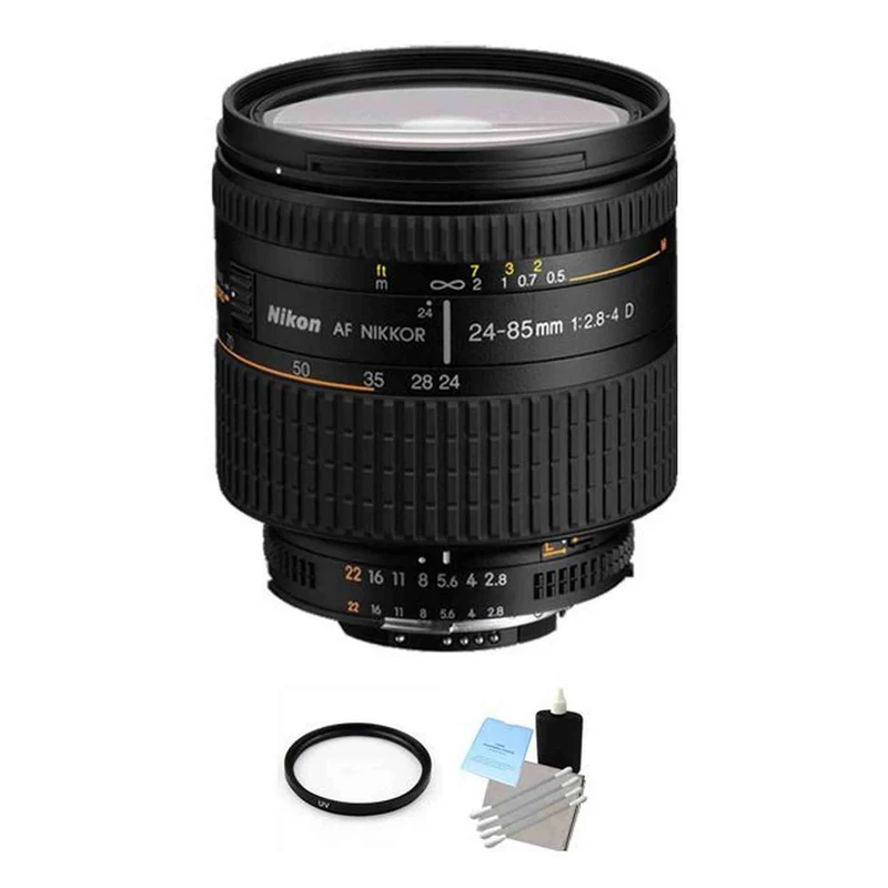 Nikon AF Zoom Nikkor 24-85mm f/2.8-4.0D IF AF Lens + UV Filter & Cleaning Kit