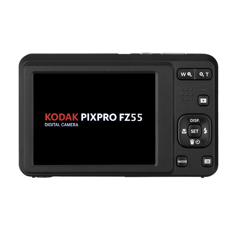 KODAK PIXPRO FZ55-BL 16MP Digital Camera 5X Optical Zoom 28mm Wide Angle 1080P Full HD Video Li-Ion Battery 2.7" LCD Vlogging Camera (Blue)