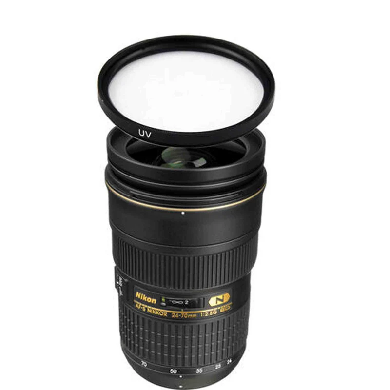 Nikon AF-S Nikkor 24-70mm f/2.8G ED Autofocus Lens w/77mm UV Filter Bundle