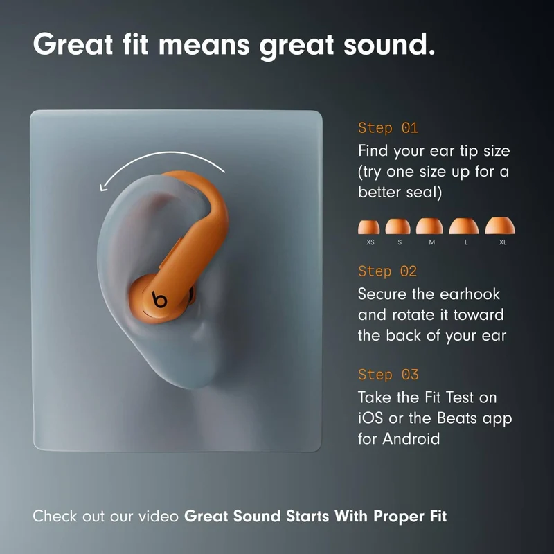 Beats Powerbeats Pro 2 Wireless Bluetooth Earbuds - Noise Cancelling, Heart Rate Monitor, IPX4, Up to 45H Battery & Charging Case, Works with Apple & Android - Electric Orange