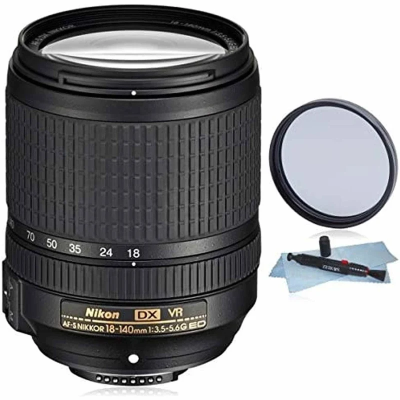 Nikon AF-S DX 18-140mm f/3.5-5.6G ED VR Lens (White Box) for Nikon DSLR Cameras