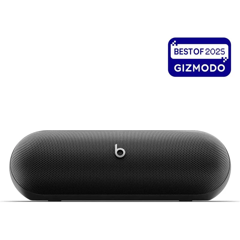 Beats Pill - Wireless Bluetooth Speaker and Portable Charger via USB-C - Up to 24 Hours Battery Life, IP67 Water Resistant, Apple & Android Compatible, Built-in Microphone - Matte Black