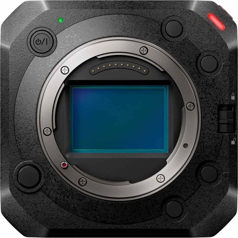 Panasonic LUMIX BS1H Full-Frame Box-Style Live & Cinema Camera, Compact Body with 6K 24p / 5.9K 30p 10-bit Unlimited Video Recording, Multicam Control (DC-BS1H)