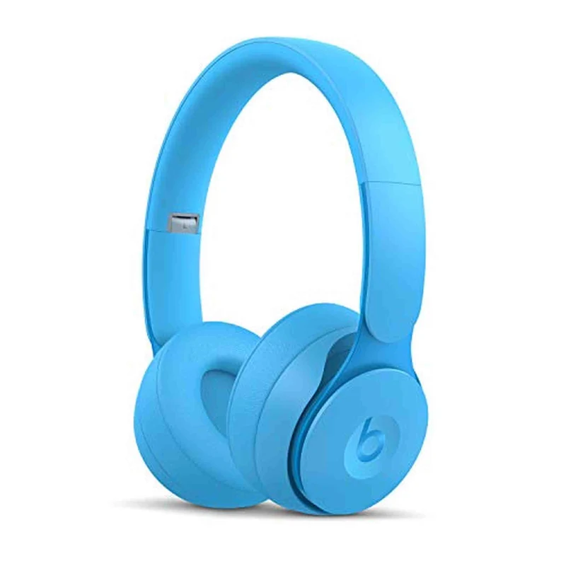 Beats Solo Pro Wireless Noise Cancelling Bluetooth On-Ear Headphones -Light Blue