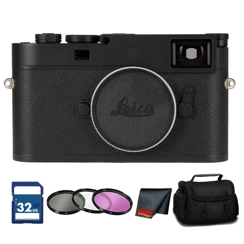 Leica M11 Monochrom Rangefinder Camera (20208) with 64GB Memory Card and More
