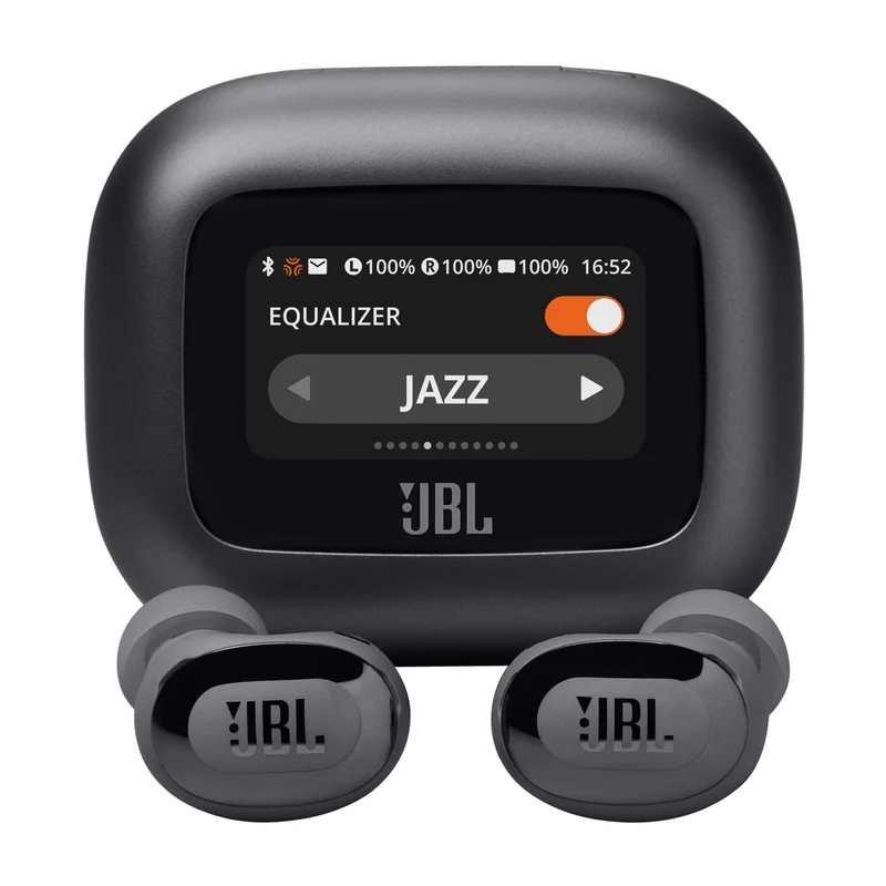 JBL Live Buds 3 - True Wireless Noise-Cancelling Bud-Type Earbuds (Black)