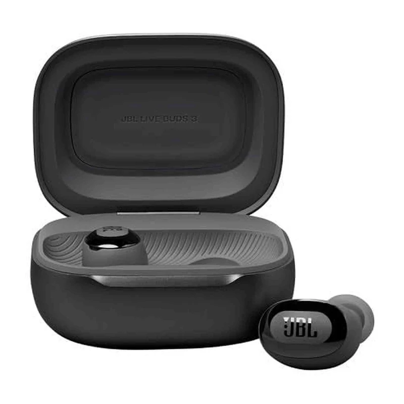 JBL Live Buds 3 - True Wireless Noise-Cancelling Bud-Type Earbuds (Black)