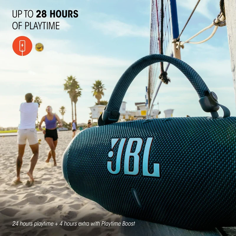 JBL Charge 6 - Portable Waterproof & Drop-Proof Bluetooth Speaker (Black)
