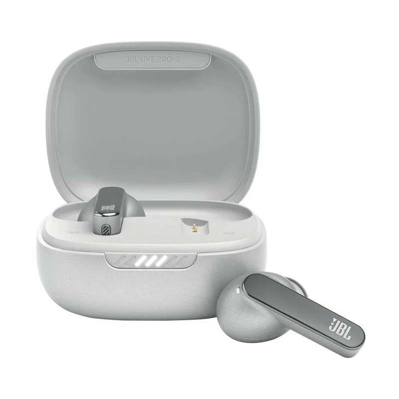 JBL Live Pro 2 - True Wireless Noise Cancelling Earbuds (Silver)