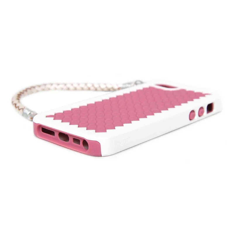 The Joy Factory New York Woven Handbag Case with Handle for iPhone5/5S, CSD120 (Pink)