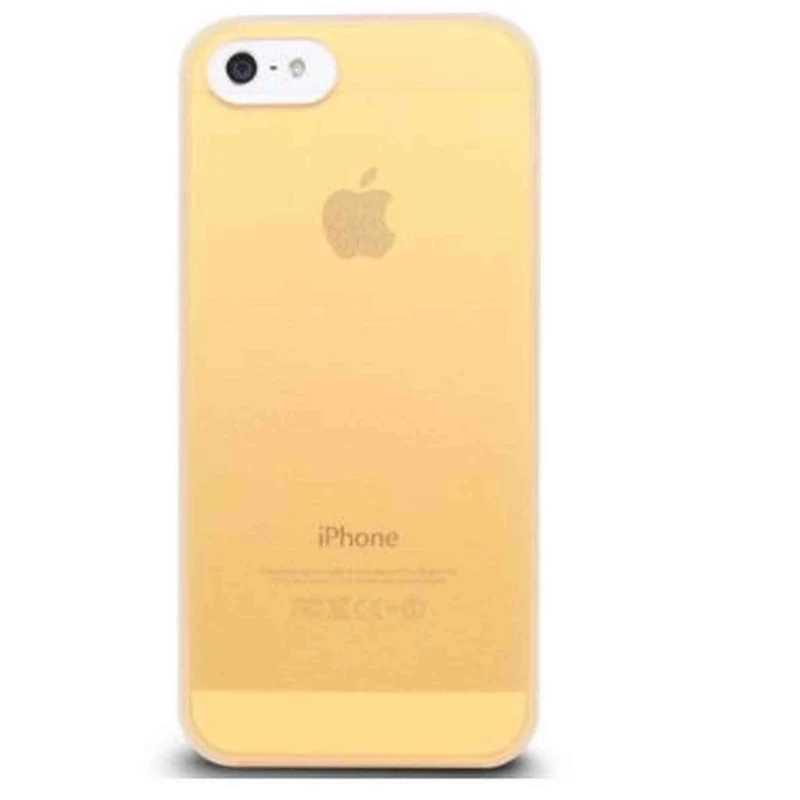 The Joy Factory Tutti Ultra-Slim Hardshell Case for iPhone5/5S, CSD107 (Yellow/White)