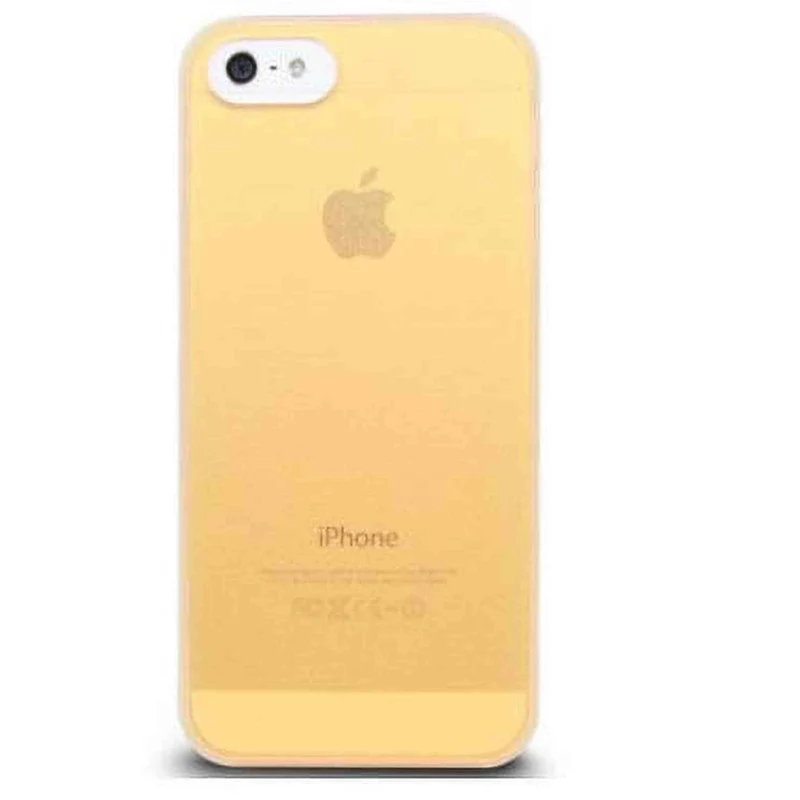 The Joy Factory Tutti Ultra-Slim Hardshell Case for iPhone5/5S, CSD107 (Yellow/White)