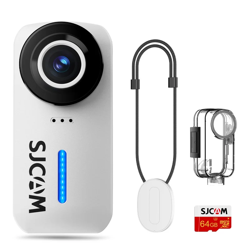 SJCAM C110+ 4K30FPS Action Camera Ultra HD with EIS, 170 Degree Wide Angle 98FT Waterproof CameraÔºåHelmet Camera with Mount Kits, 32G SD Card
