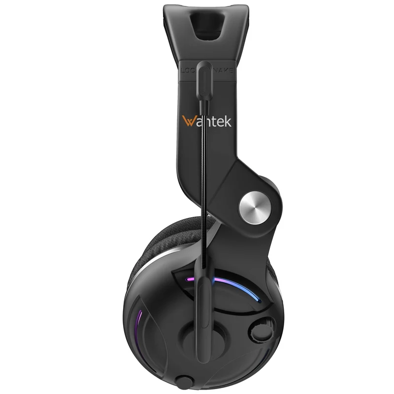 Wantek® T2L Bluetooth Gaming Headset with Flip-to-Mute Mic