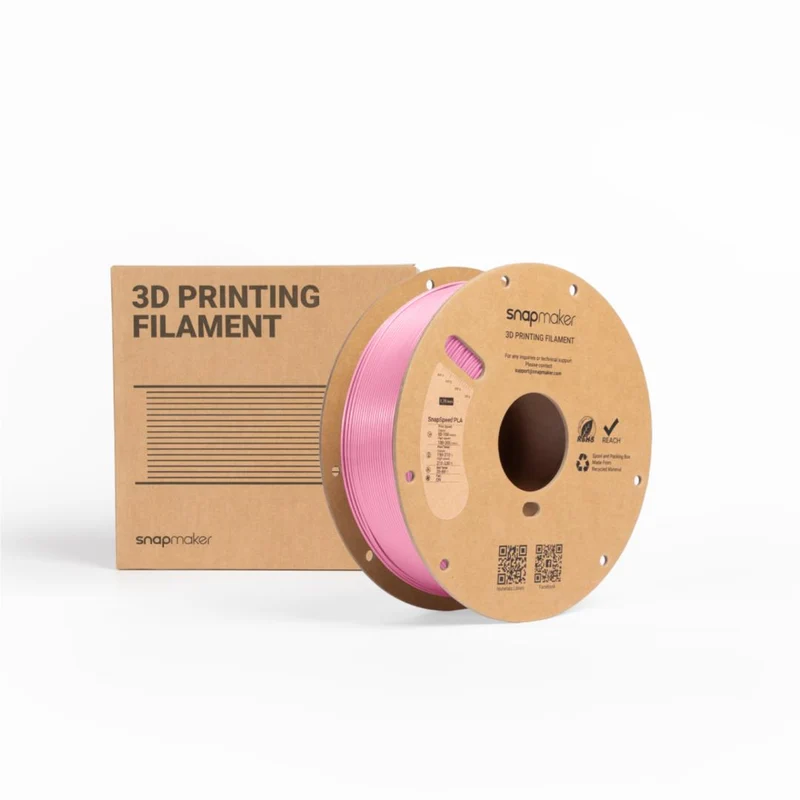 Snapmaker SnapSpeed PLA 3D Printer Filament With Spool (Pink) [1kg]