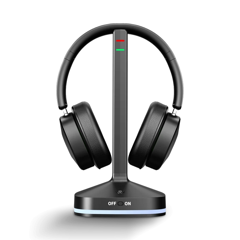 Wantek® TV996WK No Delay Bluetooth Headset for Hard of Hearing