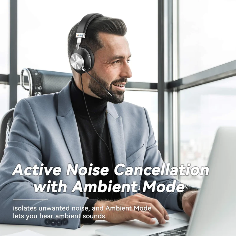 Wantek® wK882 stereo 3-in-1 USB C to 3.5mm Headphone