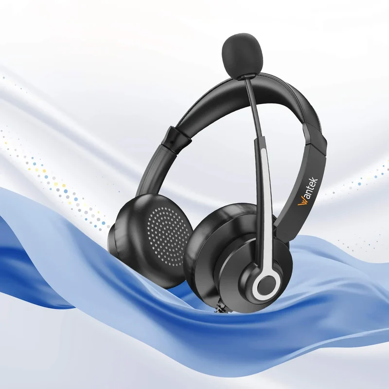 Wantek® h786 dual 3-in-1 Wired Headset USB