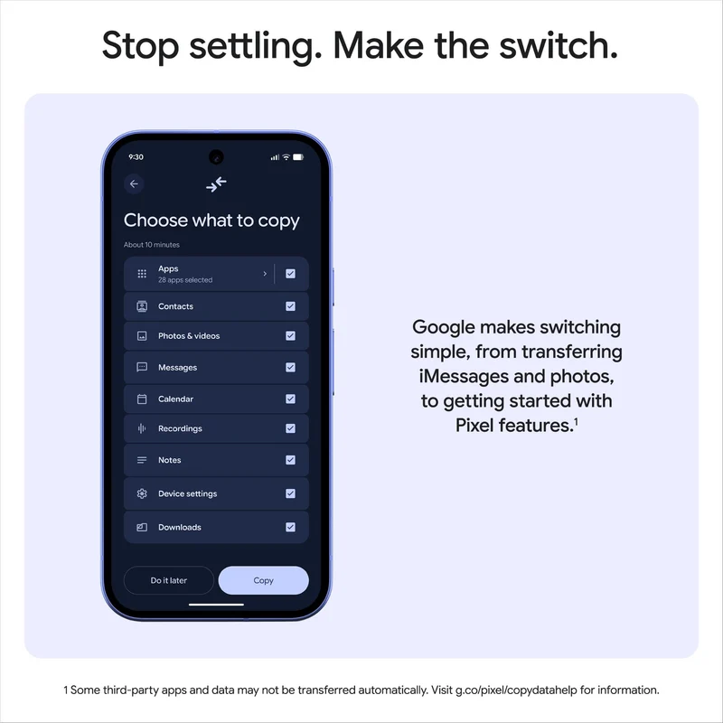 Google Pixel 10a 5G 256GB (Lavender)