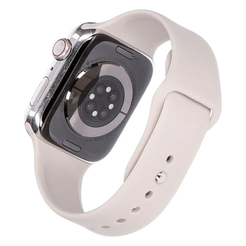 Apple Watch Series 7 45mm GPS + 4G Edelstahlgehäuse mit Sportarmband Polarstern