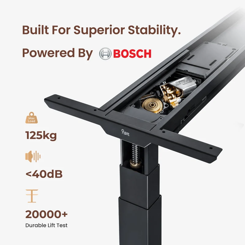 9am HOME Pesk Pro Hardwood Home Office Electric Standing Desk - (American Ash Top)(1800*750mm)