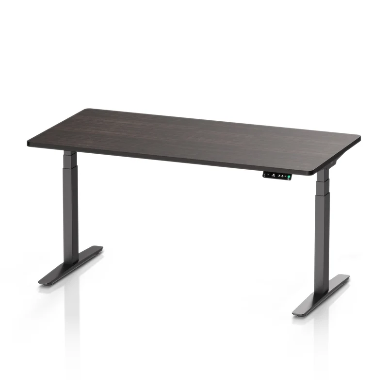 9am HOME Pesk Dual Motors Melamine Home Office Electric Standing Desk - (Dark Oak Top)(1500*750mm)