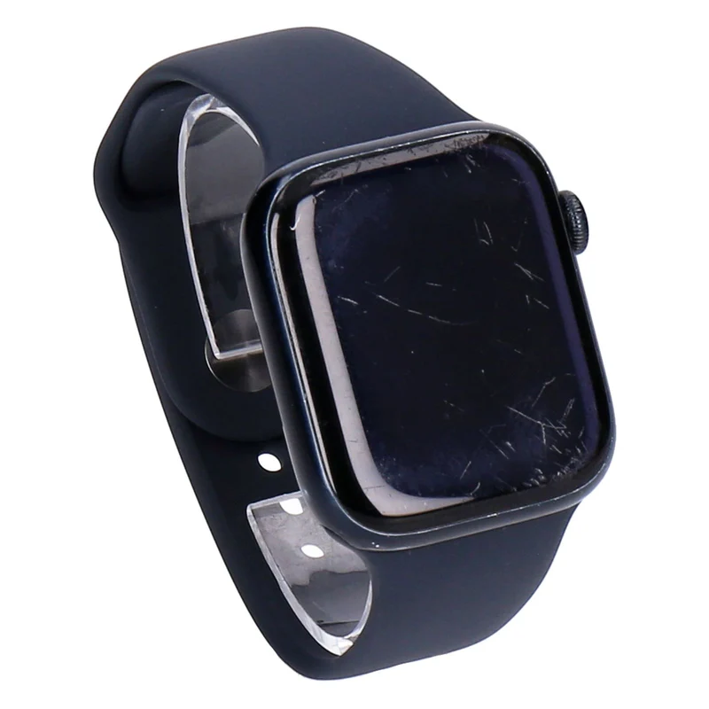 Apple Watch Series 8 45mm GPS Mitternacht Aluminiumgehäuse mit Sportarmband Mitternacht