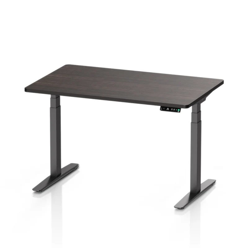 9am HOME Pesk Dual Motors Melamine Home Office Electric Standing Desk - (Dark Oak Top)(1200*750mm)