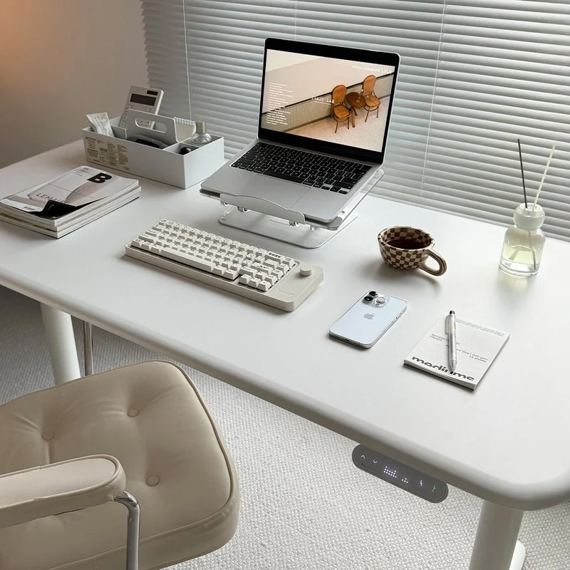 9am HOME Atom Home Office Mini Adjustable Standing Desk - (White Top)(1500*700mm)