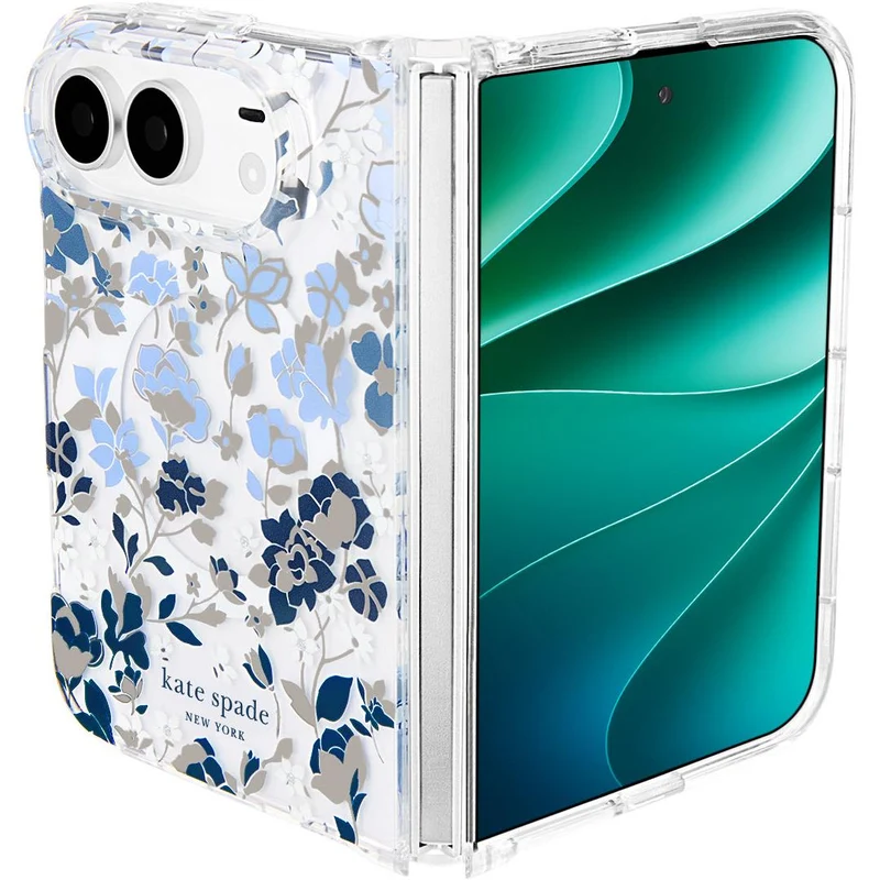 Kate Spade Magsafe Case for iPhone Duo (Flowerbed Blue)