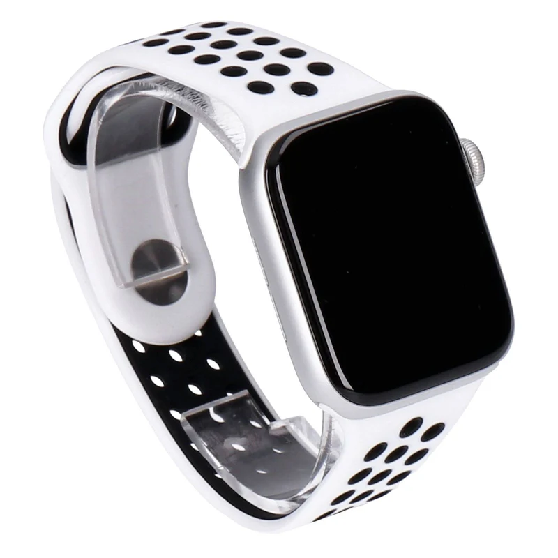 Apple Watch Series 6 Nike GPS 44mm Silber Aluminiumgehäuse mit Sportarmband Platinum/Schwarz